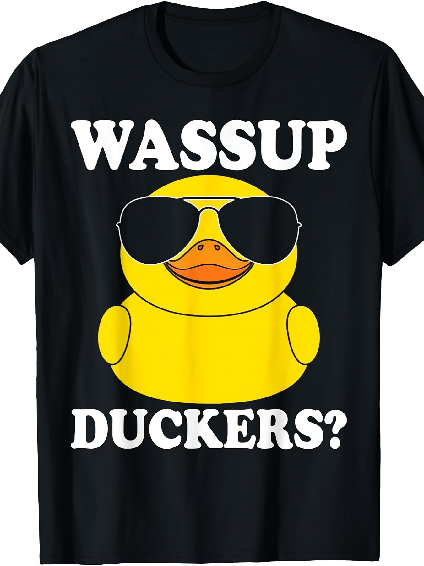 Summer Clothing Drawing - Wassup Duckers Divertente Maglietta con Anatra