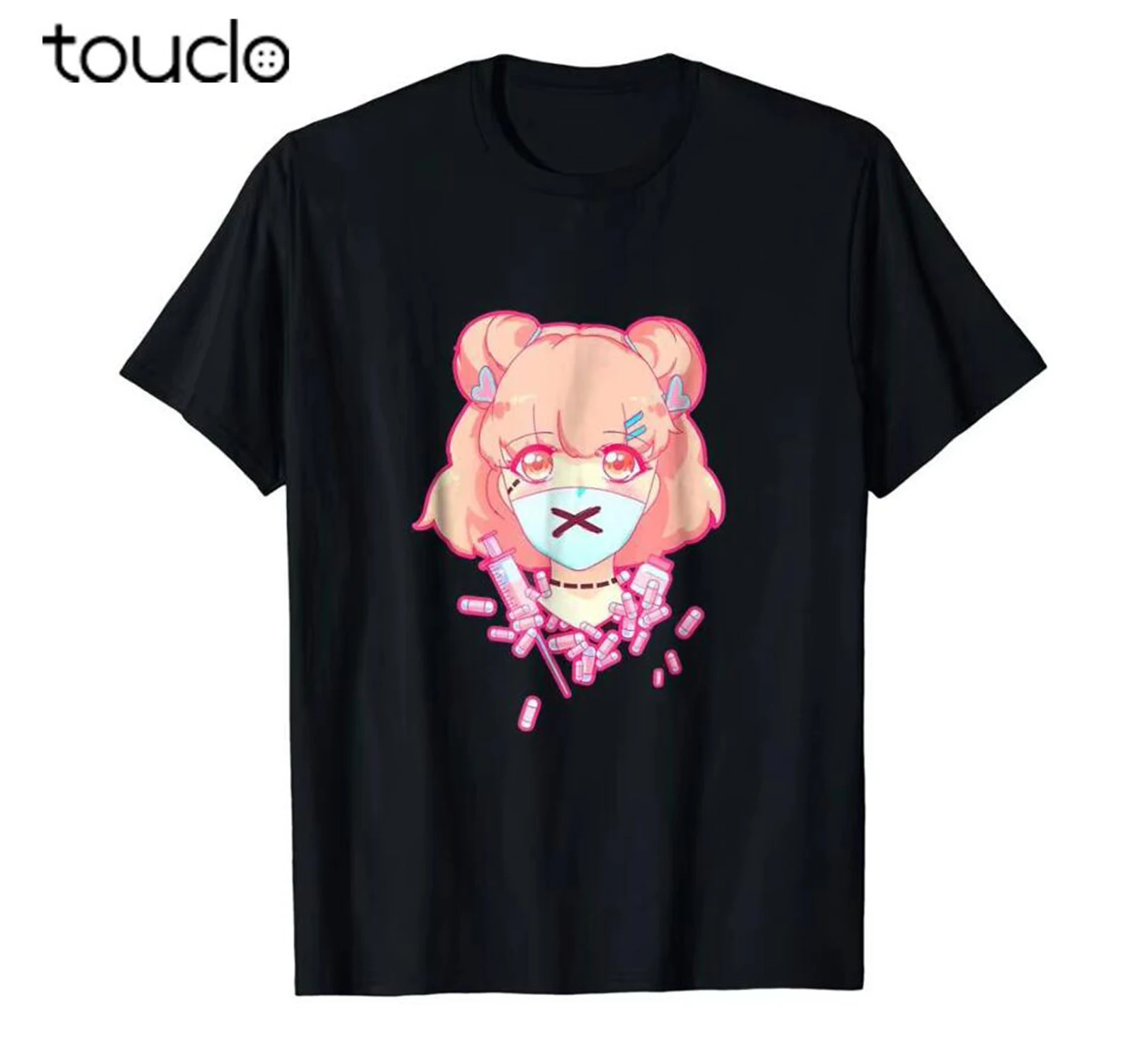 Summer Clothing Brands - T-shirt da uomo Pastel Menhera Anime