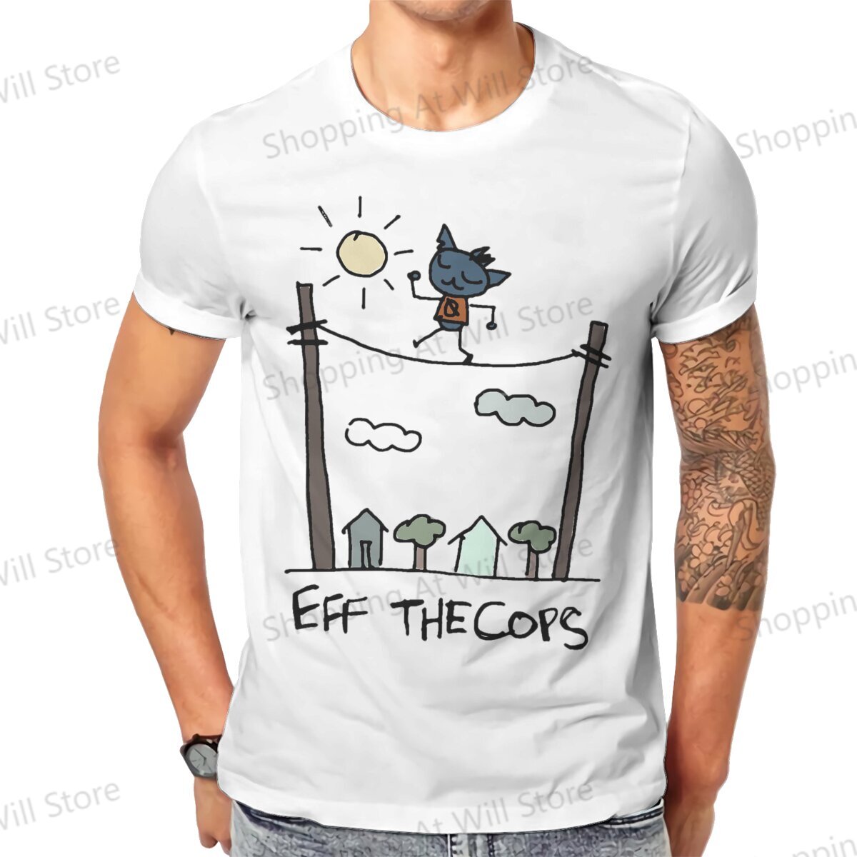 Summer Clothing Drawing - T-shirt estive da uomo e da