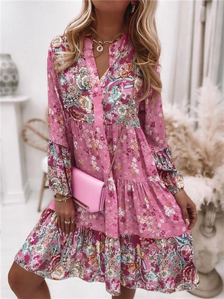 Summer Zara - Abiti casual con stampa floreale per