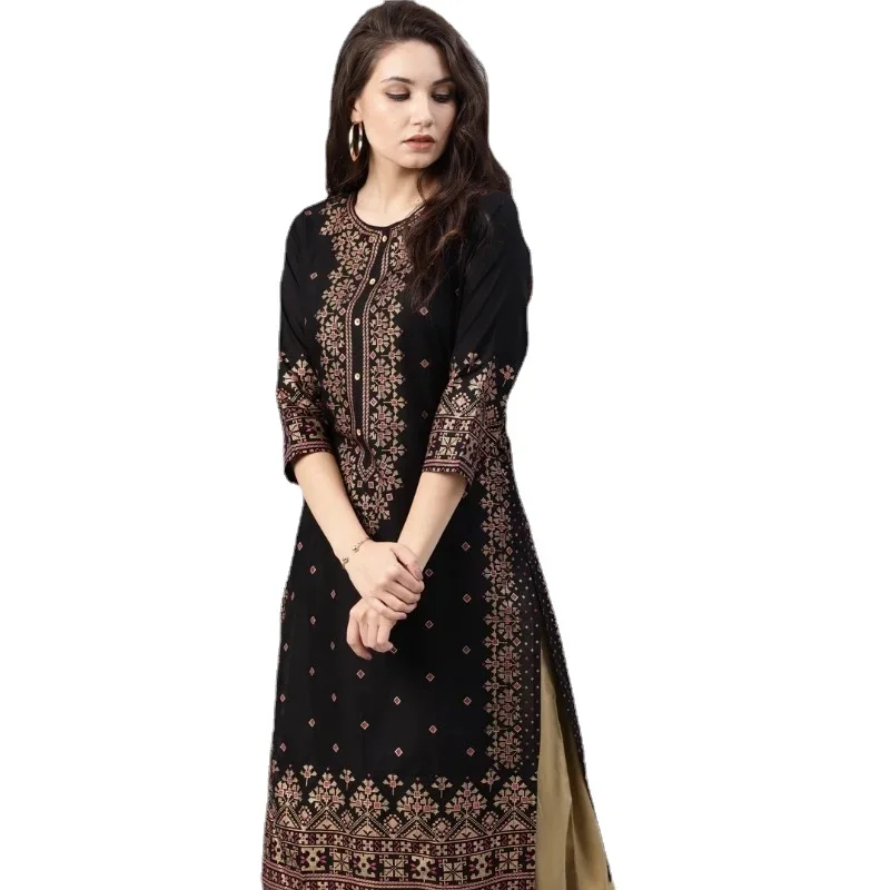 Summer Clothing Pakistan - Abito indiano Kurtas da donna Primavera