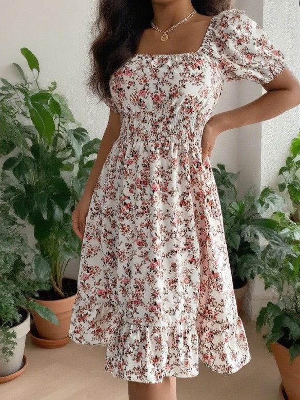 Abito midi da donna primaveril - Summer Clothing Pakistan recensione e prezzo